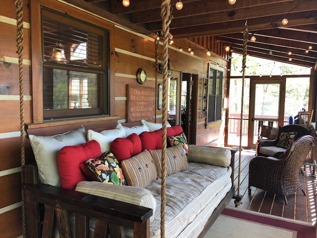 hanging porch bed swing daybed with rope